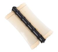 GANAZONO Peine Doble Cara Plástico para Eliminar Piojos y Caspa Dientes para Mascotas Diseño Ligero y Resistente con Patrón Bambú Negro Gris Peine de Bolsillo para Tipo de Cabello