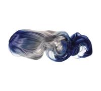 GANAZONO Peluca De Pelo y Ondulado Degradado Peluca Mujer Media Melena Postizo Cómodo