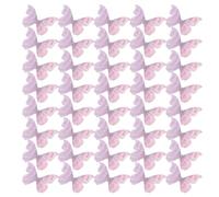 GANAZONO Pinzas para el cabello con forma de alas 3D moradas de tul doble capa 45 cm 100 unidades accesorios para pelo vintage para disfraces chinos Han y adolescentes