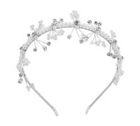 GANAZONO Princess Tiara Headband For With Faux Pearl Flower Crown Wedding And Birthday Party Hair Accessory For And Little Versatile Celebration Headpiece