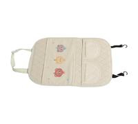 GANAZONO Protector de Respaldo para Asiento Trasero de Coche Antipatadas con Diseño de Oso Material Resistente Fácil Limpieza Organizador para Viajes Familiares y Protección Infantil