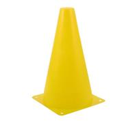 GANAZONO Puesto de Entrenamiento para IR al Baño Perros Machos 23 CM Columna Amarilla de Plástico Resistente, Estación para Cachorros y Perros Grandes en Casa y Jardín
