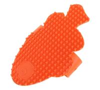 GANAZONO Rascador para Gatos de Interior en Forma de Pez Pequeño Cepillo Masajeador Naranja para Patas de Mesa Alfombrilla Rascadora Vertical para Acicalar y Reducir Caída de Pelo