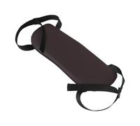 GANAZONO Reposabrazos Plegable para Camilla de Masaje en Cuero Sintético Marrón Soporte Ergonómico para Brazo Accesorio para Cama de SPA y Belleza Soporte para Móvil Cómodo y Compacto