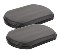 GANAZONO Reposapiés para Silla de Ruedas 2 Unidades Almohadillas de Cuero Antideslizantes para Pantorrillas Cojín de Apoyo Acolchado para Reposapiés Accesorio Cómodo y Seguro para Uso