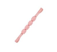 GANAZONO Rodillo de Masaje Muscular de Cuatro Ruedas Rosa Diseño Portátil para Fascia y Relajación Profunda Masajeador Manual para Yoga y Piernas Promueve Circulación Sanguínea