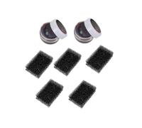 GANAZONO Sangre Falsa para Halloween 7 Piezas 2 Botellas de 30g y 5 Esponjas Accesorios de Maquillaje para Fiestas Cosplay y Efectos Obsequios
