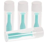 GANAZONO Set de 4 Piezas Aplicador y Quitador de Lentes de Contacto Rígidos con Ventosa de Silicona Suave, Color Verde, Compacto con Estuche, Adecuado para Viaje y Cuidado Diario de Lentes