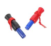 GANAZONO Silbatos de Plástico para Llamadas de Patos y Gansos 2 Piezas Efectos Realistas de Sonido Tamaño Portátil Uso para Caza Camping y Supervivencia al Aire Libre Silbato de