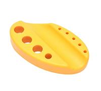 GANAZONO Soporte para Tazas de Ovalado Amarillo para y Maquillaje Permanente Organizador Portátil para Pigmentos Herramienta Segura y Fácil de Usar para Salón y Principiantes