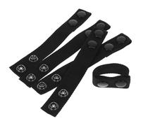 GANAZONO Sujetadores de Cinturón Tácticos de Nailon Negro 5 Piezas Hebilla de Cierre a Presión Compatibles Cinturones de 50-58 MM Accesorios Multifuncionales para Equipo Policial y