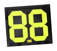 GANAZONO Tablero De Sustituciones Manual para Árbitro De Fútbol 2 Posiciones, Material Plástico Resistente, Herramienta Precisa para Cambios De Jugadores En Partidos De Fútbol y Entrenamiento