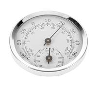 GANAZONO Termómetro Higrómetro Analógico Mini con Lente de Plástico Robusto Portátil y Fácil de Leer Medidor de Humedad y Temperatura para Hogar Invernadero y Oficina