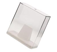 GANAZONO Vitrina Metálica para Premios Crema Blanca Exhibidor de Medallas Deportivas y Escolares Caja Organizadora Tapa Transparente para Colección y Protección en Oficina o Sala