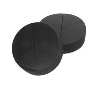 GANAZONO y Uso Versátil de Maquillaje Triangulares Negras de Poliuretano Kit de 12 Esponjas Acabado Natural para Base y Polvos Sueltos en Maquillaje