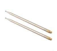 GANCEI 1 antena de látigo de acero inoxidable 304 de 2,5 m, antena retráctil Hf para radio de onda corta Pac12 Jpc-7, comunicación portátil al aire libre (2 piezas)
