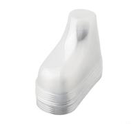 GANCEI 10 calcetines de plástico transparente para exhibición de pies de bebé, formas de soporte de zapatos de PVC para botines infantiles, 8-12 cm, escaparate de tienda minorista (10 piezas de 9 cm)