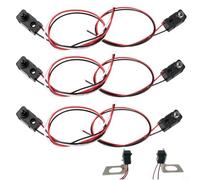 GANCEI 4 pares de sensor de haz de rotura de infrarrojos de 3 mm LED módulo de conteo de interruptor fotoeléctrico Dc5V 25 cm detección para Arduino DIY automatización (sin terminales)