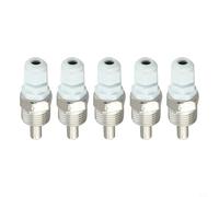 GANCEI 4 piezas de acero inoxidable Thermowell G rosca de 1/2 pulgada para sensor de temperatura, para bolsillo de manga de inmersión, para sistemas de refrigeración de calefacción (8 x 30 mm)
