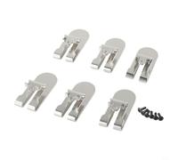 GANCEI 6pcs Clip de cinturón y tornillo N435687 para DCF620 DCF620B DCF622 Drywall, gancho de repuesto de acero para montar la carcasa de la herramienta eléctrica en la correa