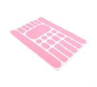 GANCEI Anti-Scratch bicicleta marco pegatinas patrón de carbono PVC protección película de protección de cadena calcomanías para reparación de horquilla de tubo descendente negro transparente Oval