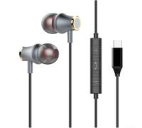 GANCEI Auriculares intrauditivos con cable con interfaz dual compatible con USB C y 3.5 mm para un sonido detallado y un rendimiento de llamada claro, para viajes diarios, deportes, disfrute de música