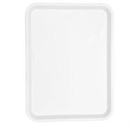 GANCEI Bandeja rectangular de melamina, bandeja de plástico antideslizante resistente a los arañazos, plato ligero, para cocina, comedor, fiesta (38,3 x 29 cm)