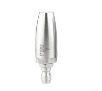 GANCEI Boquilla turbo para lavadora a presión de acero inoxidable, punta de pulverización giratoria de 360°, conexión rápida de 1/4 para limpieza de alta potencia de calzadas, coches y superficies de