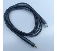 GANCEI Cable de audio de repuesto tipo C de 15 m, para auriculares trenzados con conectores chapados en oro de 25 mm para auriculares GSP350 GSP500 GSP600 Game One, juegos