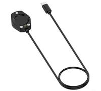 GANCEI Cable de carga magnético de 1 m TPE de carga rápida 1000 MA con protección de sobrecarga, para reloj SUUNTO Race2, cable de carga negro