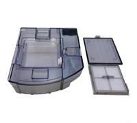 GANCEI Caja de polvo de repuesto con filtro incorporado, para robot aspirador Roborock Q10S5, Q10VF Plus, Q10PF Plus