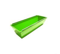 GANCEI Caja plástica del cemento, Abs que mezcla el canal para las reparaciones del edificio, 35.5X12X9Cm, rojo, para el sitio de la construcción (verde)