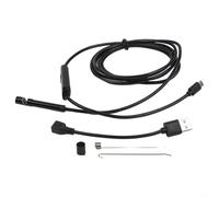 GANCEI Cámara industrial USB de 7 mm, boroscopio de inspección impermeable IP67 con cable de 2 m, resolución de 640 x 480, 6 luces LED, para Android, adecuado para mantenimiento mecánico