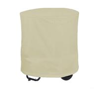 GANCEI Cubierta de trituradora de madera resistente, protección Oxford 210D para trituradoras de hojas eléctricas sin cuchillas de hasta 33 x 45 pulgadas (beige)