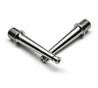 GANCEI Eje de eje de pedal de bicicleta TC4 GR5 de aleación ligera para pedales Look Road y MTB, bajo desgaste, suelo fino para superficie, resistente, resistente a la corrosión, par de piezas de
