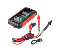 GANCEI FS899L Multímetro digital inteligente con 6000 cuentas, medidor de corriente recargable por USB, pantalla a color grande, rango automático, detección NCV, identificación de cable vivo