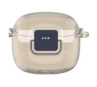 GANCEI Funda protectora de TPU para auriculares JBL Tune para Flex 2, funda transparente a prueba de golpes con diseño delgado, compatible con JBL Tune Flex2, 10 x 10 x 1 cm (gris transparente)