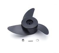 GANCEI Hélice eléctrica de motor fueraborda, kit de repuesto de plástico 2/3 con pasador y tuerca, para modelos ShengLaiXi, navegación (hélice de 12 V 26 libras)