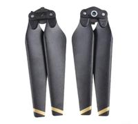 GANCEI Hélices de fibra de carbono para DJI para Mavic Pro, cuchillas plegables de liberación rápida de 8.6 g, compatibles con MAVIC Pro, plata/oro (dorado)