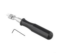 GANCEI Herramienta de afinación de martillo de piano de 3 agujas con llave, mango de aleación de aluminio, longitud de 15 cm para pianista, reparación y mantenimiento de piano