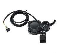 GANCEI Interruptor del acelerador LCD para scooter eléctrico DAMAO MA01, medidor de acelerador de 36 V-60 V 25 A con pantalla digital, controlador de velocidad ABS, tamaño negro de 12 x 10 cm