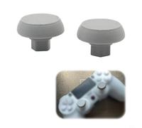 GANCEI Joysticks de repuesto para mando PS4 DualShock4, para empuñaduras de pulgar PLA para fijar DriFT, blanco, rosa, verde, negro, gris, naranja, juegos (gris)