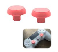 GANCEI Joysticks de repuesto para mando PS4 DualShock4, para empuñaduras de pulgar PLA para fijar DriFT, blanco, rosa, verde, negro, gris, naranja, juegos (rosa)