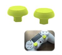 GANCEI Joysticks de repuesto para mando PS4 DualShock4, para empuñaduras de pulgar PLA para fijar DriFT, blanco, rosa, verde, negro, gris, naranja, juegos (verde)