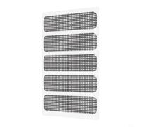 GANCEI Juego de 100 piezas de reparación de mosquiteras autoadhesivas, kit de repuesto de pantalla de ventana, clips de metal para ventanas y puertas, fijación rápida, 6 x 15 cm, uso doméstico (20