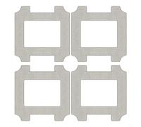 GANCEI Juego de almohadillas lavables para aspiradora robot ECOVACS W2S, paños de limpieza de alta absorción, paquete de 4/10 (paquete de 4)