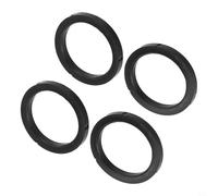 GANCEI Junta de cabezal de preparación de silicona E61 para máquina de café Gaggia, anillo de sellado de 73 x 58 x 85 mm, accesorio de repuesto de junta tórica de alta temperatura, negro, paquete de 4