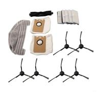 GANCEI Kit de cepillo lateral de bolsa de polvo de paño de trapeador de filtro, para Ultenic para robot aspirador T10, kit de piezas de repuesto, accesorios para limpieza profunda