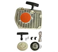 GANCEI Kit de inicio de retroceso de motosierra para modelos MS340 MS360, pieza de repuesto 1125 080 2105, juego de reparación de dispositivo de arranque ABS robusto para una revisión rápida y un