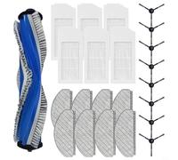 GANCEI Kit de repuesto de paño de trapeador con filtro lateral principal, para aspiradora Bosch BCRC1W BCRD1W BCRC2W, microfibra de plástico de nailon (B)